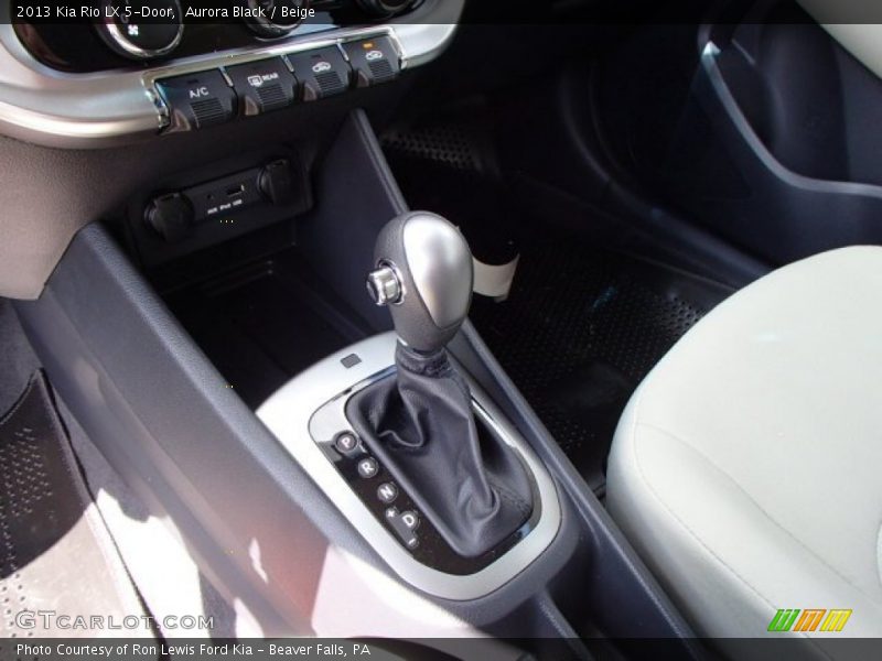 Aurora Black / Beige 2013 Kia Rio LX 5-Door