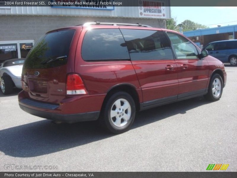 Dark Toreador Red Metallic / Pebble Beige 2004 Ford Freestar SES