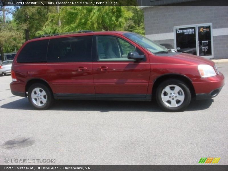 Dark Toreador Red Metallic / Pebble Beige 2004 Ford Freestar SES
