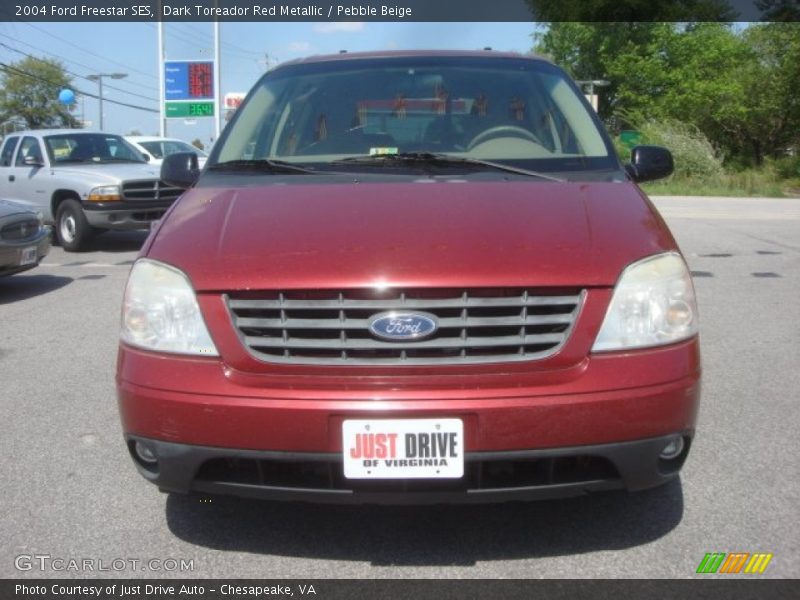 Dark Toreador Red Metallic / Pebble Beige 2004 Ford Freestar SES