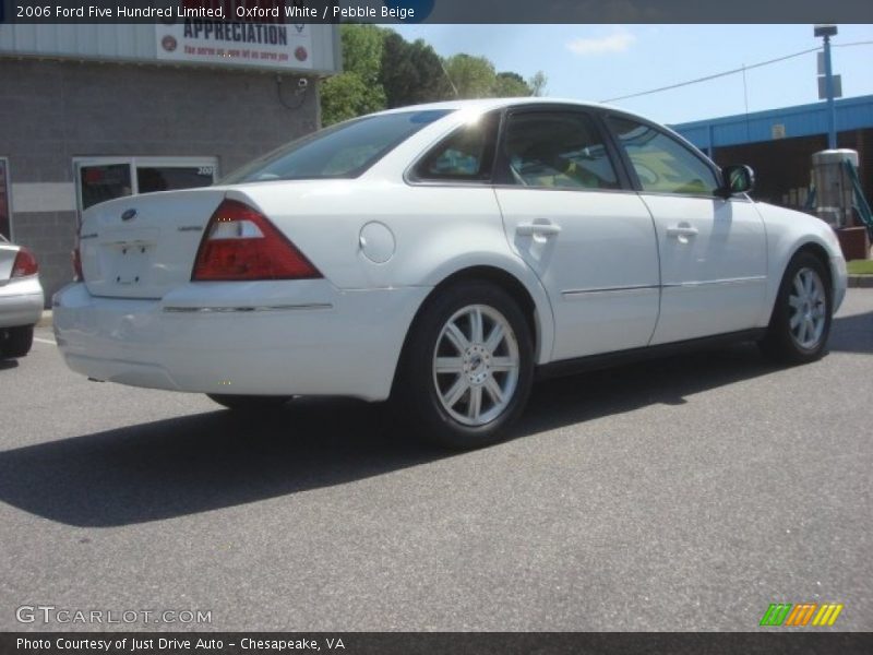 Oxford White / Pebble Beige 2006 Ford Five Hundred Limited