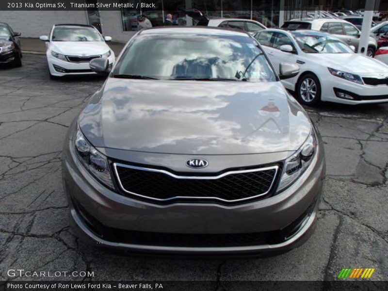 Titanium Silver Metallic / Black 2013 Kia Optima SX