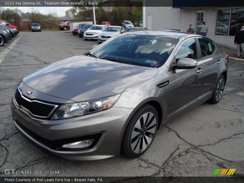 Titanium Silver Metallic / Black 2013 Kia Optima SX