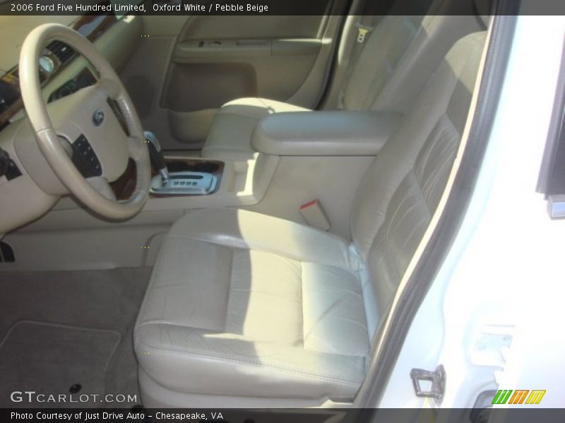 Oxford White / Pebble Beige 2006 Ford Five Hundred Limited