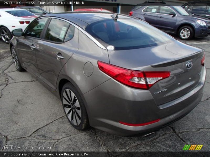 Titanium Silver Metallic / Black 2013 Kia Optima SX