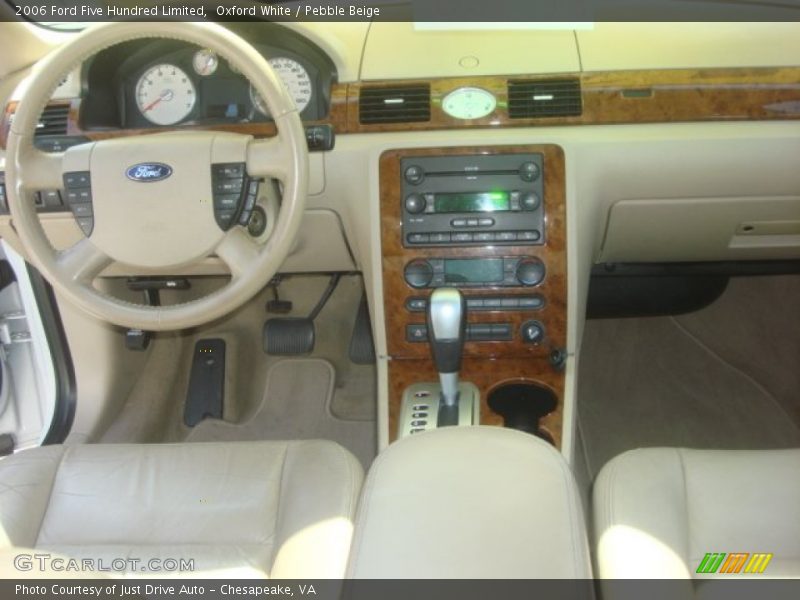 Oxford White / Pebble Beige 2006 Ford Five Hundred Limited