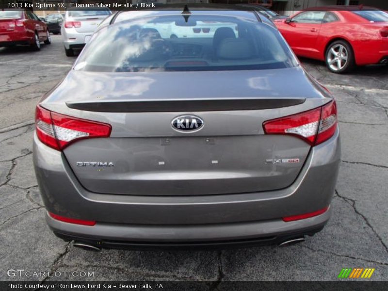 Titanium Silver Metallic / Black 2013 Kia Optima SX