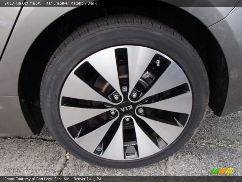 Titanium Silver Metallic / Black 2013 Kia Optima SX