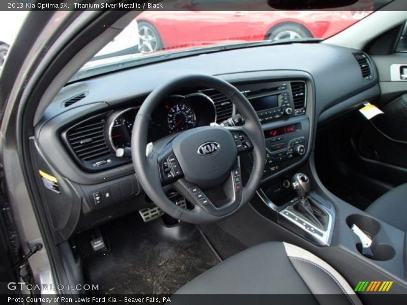 Titanium Silver Metallic / Black 2013 Kia Optima SX