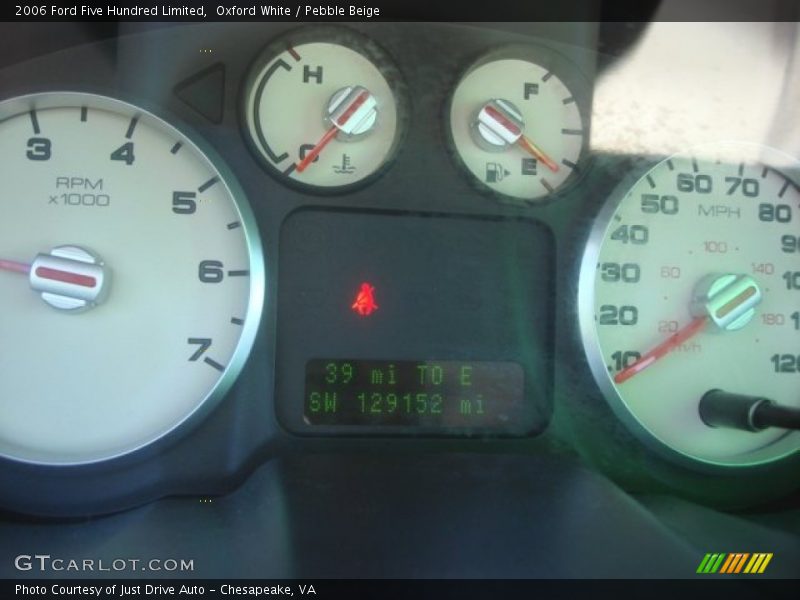 Oxford White / Pebble Beige 2006 Ford Five Hundred Limited