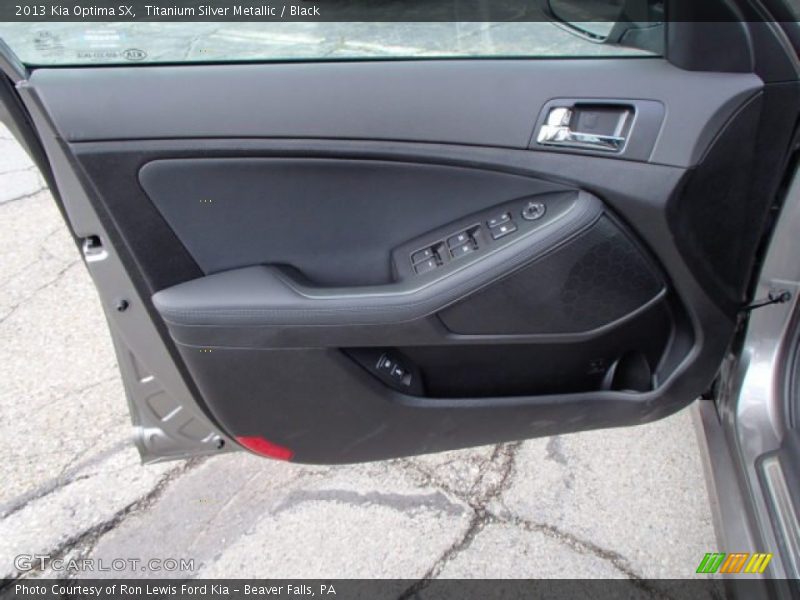Titanium Silver Metallic / Black 2013 Kia Optima SX