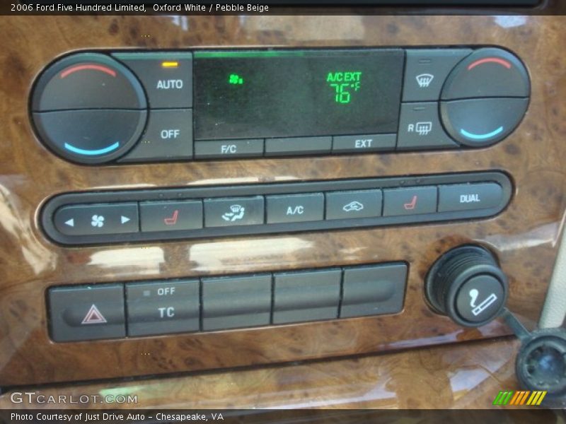 Oxford White / Pebble Beige 2006 Ford Five Hundred Limited