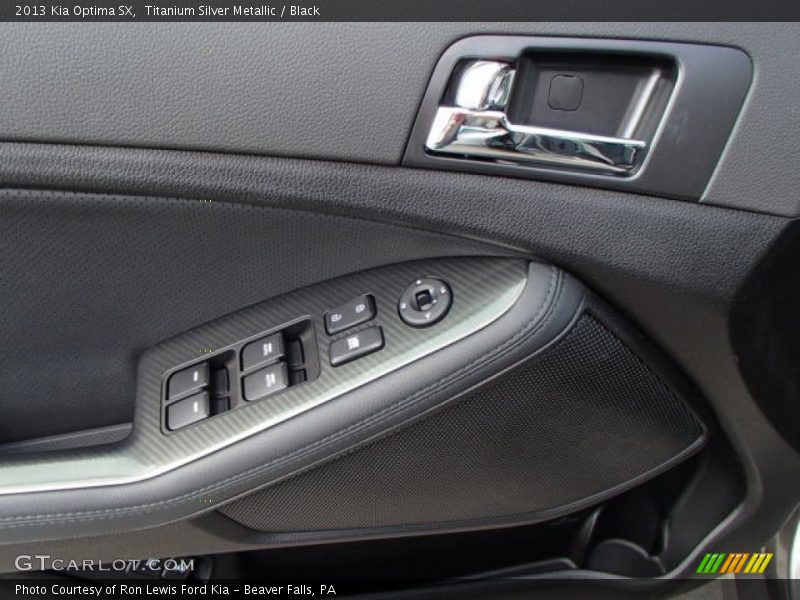 Titanium Silver Metallic / Black 2013 Kia Optima SX
