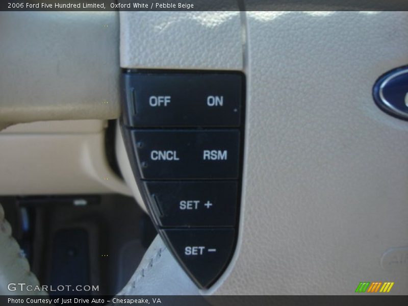 Oxford White / Pebble Beige 2006 Ford Five Hundred Limited