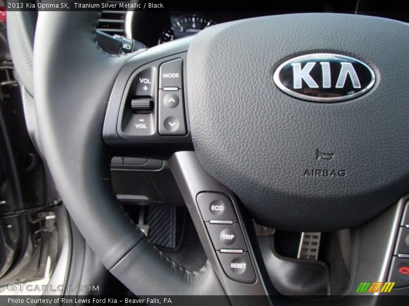 Titanium Silver Metallic / Black 2013 Kia Optima SX