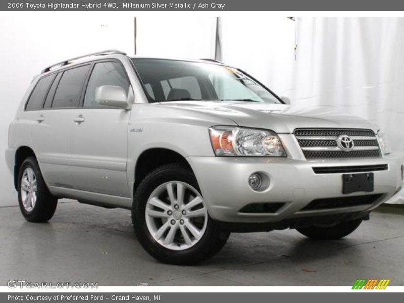 Millenium Silver Metallic / Ash Gray 2006 Toyota Highlander Hybrid 4WD