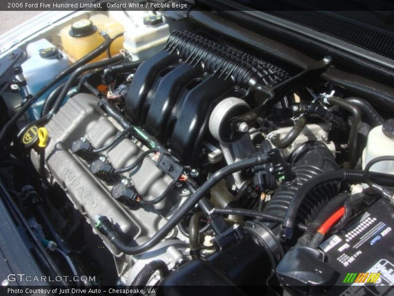 Oxford White / Pebble Beige 2006 Ford Five Hundred Limited