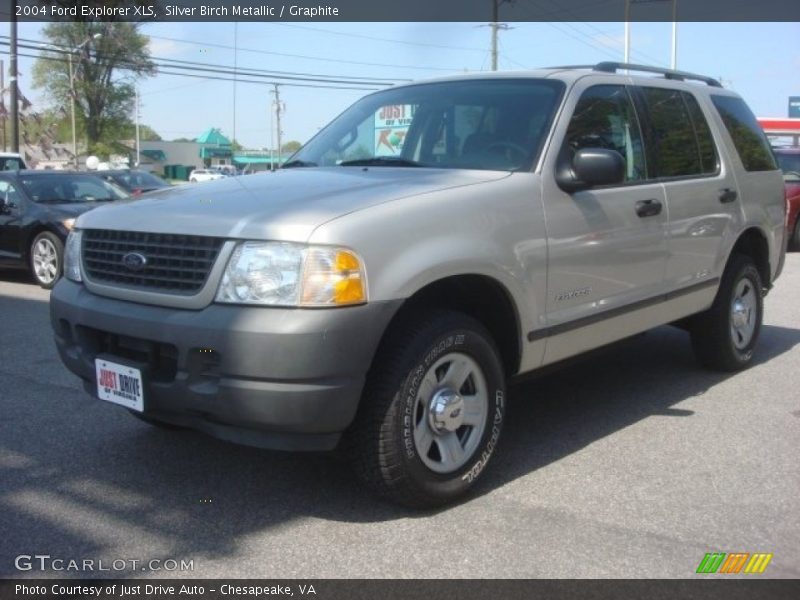 Silver Birch Metallic / Graphite 2004 Ford Explorer XLS