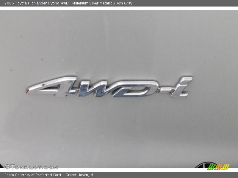 Millenium Silver Metallic / Ash Gray 2006 Toyota Highlander Hybrid 4WD