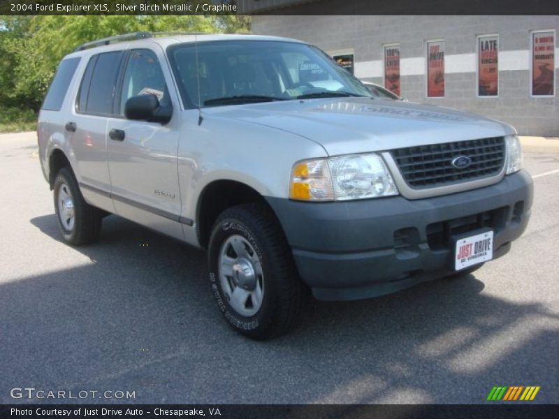 Silver Birch Metallic / Graphite 2004 Ford Explorer XLS