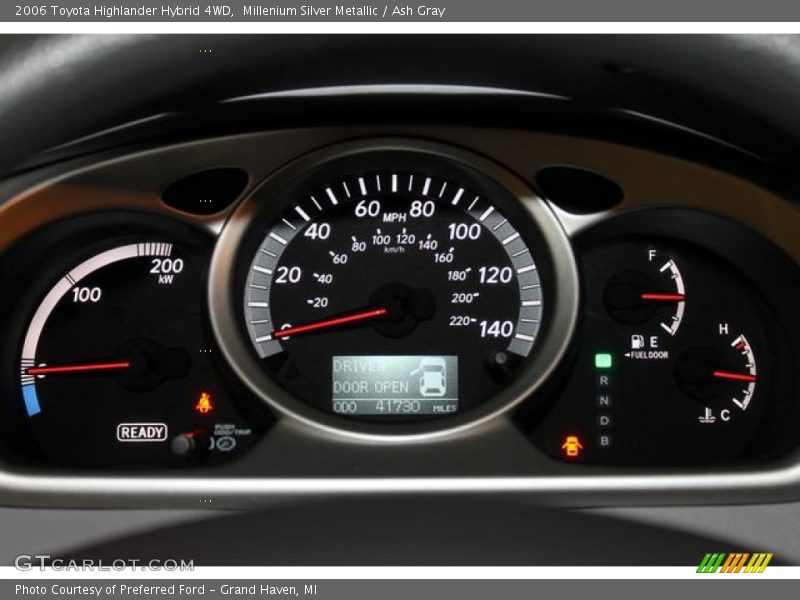 Millenium Silver Metallic / Ash Gray 2006 Toyota Highlander Hybrid 4WD