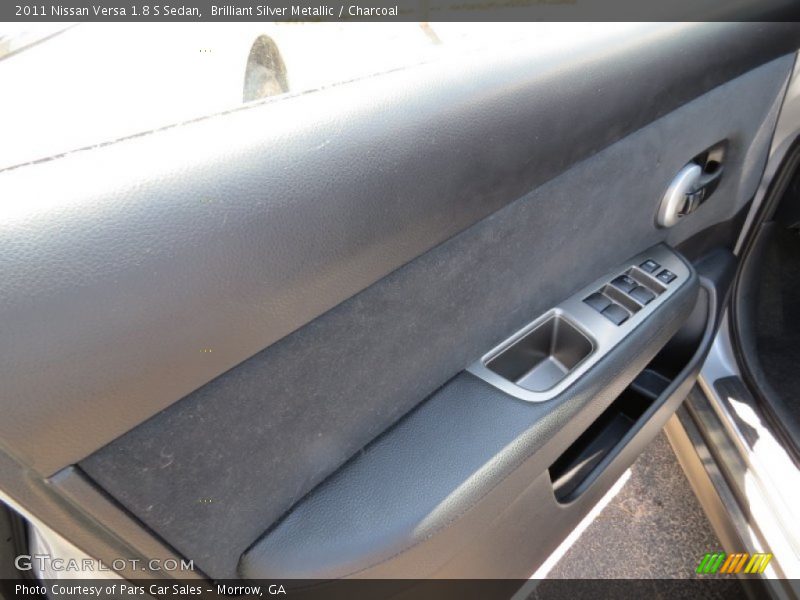 Brilliant Silver Metallic / Charcoal 2011 Nissan Versa 1.8 S Sedan