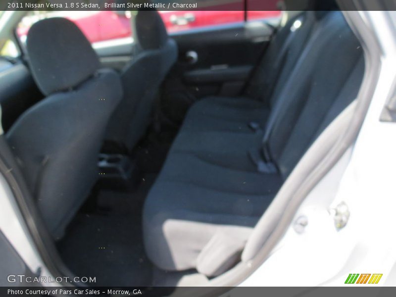 Brilliant Silver Metallic / Charcoal 2011 Nissan Versa 1.8 S Sedan