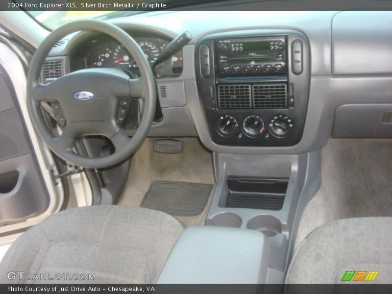 Silver Birch Metallic / Graphite 2004 Ford Explorer XLS