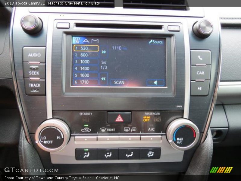 Magnetic Gray Metallic / Black 2013 Toyota Camry SE