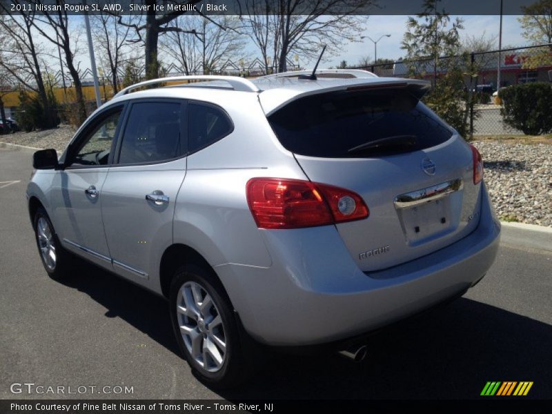 Silver Ice Metallic / Black 2011 Nissan Rogue SL AWD