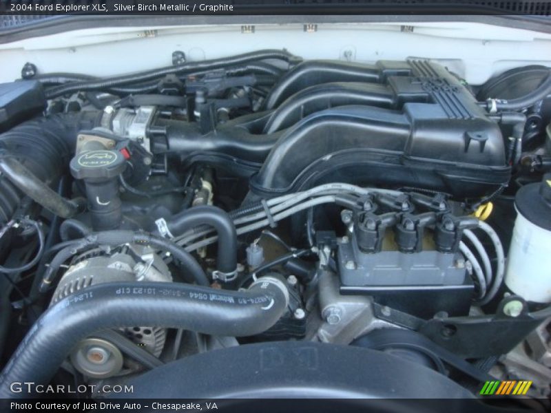 Silver Birch Metallic / Graphite 2004 Ford Explorer XLS