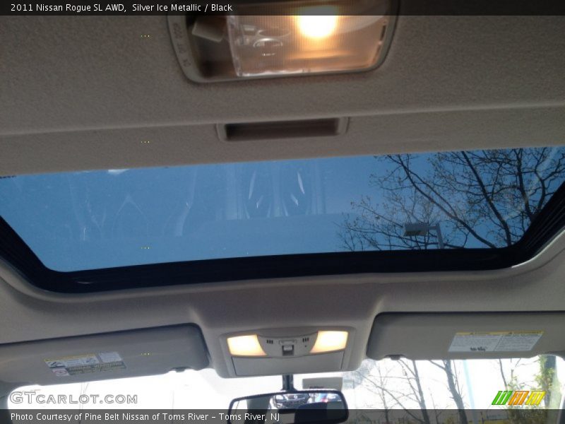 Silver Ice Metallic / Black 2011 Nissan Rogue SL AWD