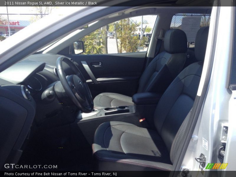 Silver Ice Metallic / Black 2011 Nissan Rogue SL AWD