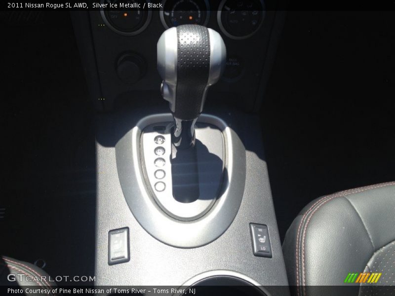 Silver Ice Metallic / Black 2011 Nissan Rogue SL AWD