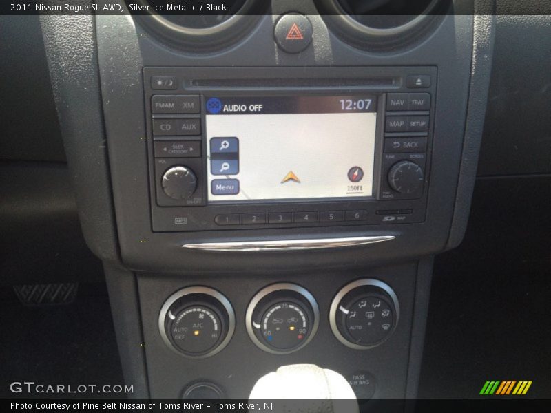 Silver Ice Metallic / Black 2011 Nissan Rogue SL AWD