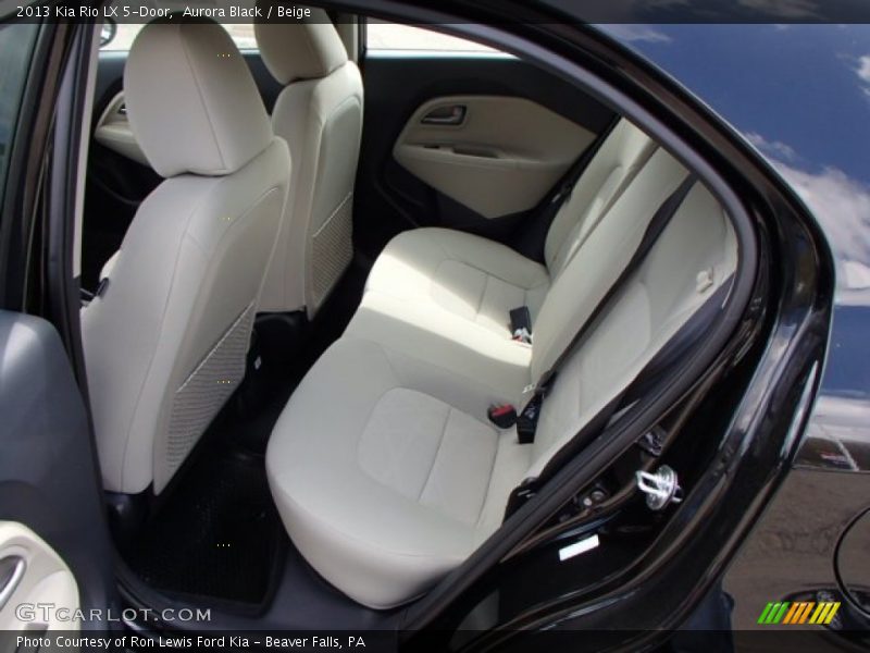 Aurora Black / Beige 2013 Kia Rio LX 5-Door