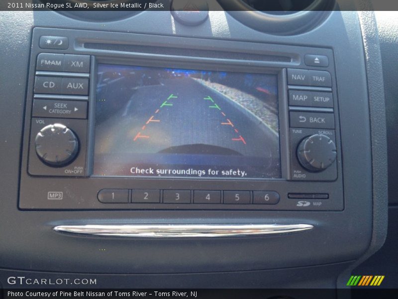 Silver Ice Metallic / Black 2011 Nissan Rogue SL AWD
