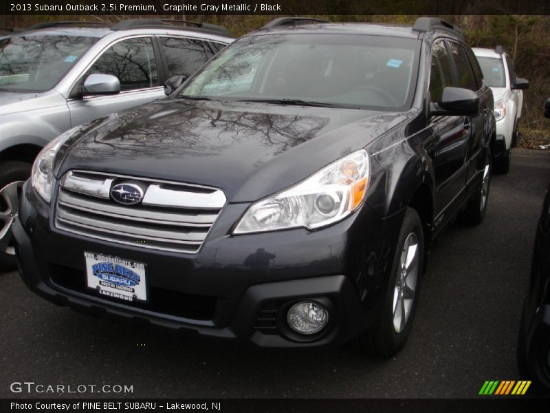 Graphite Gray Metallic / Black 2013 Subaru Outback 2.5i Premium