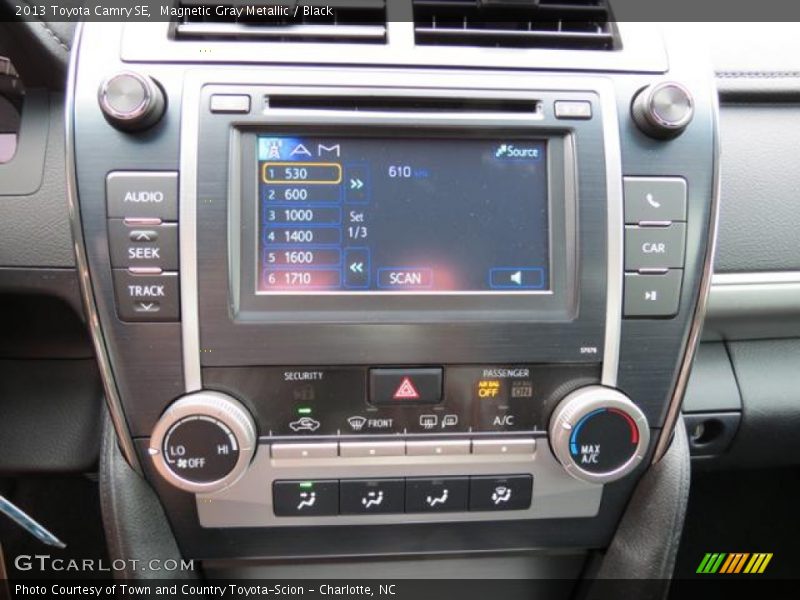 Magnetic Gray Metallic / Black 2013 Toyota Camry SE