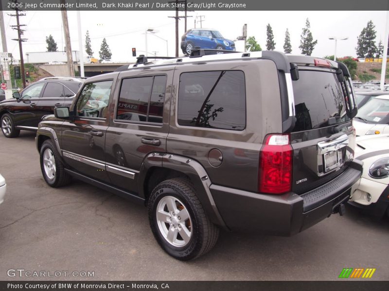Dark Khaki Pearl / Dark Slate Gray/Light Graystone 2006 Jeep Commander Limited
