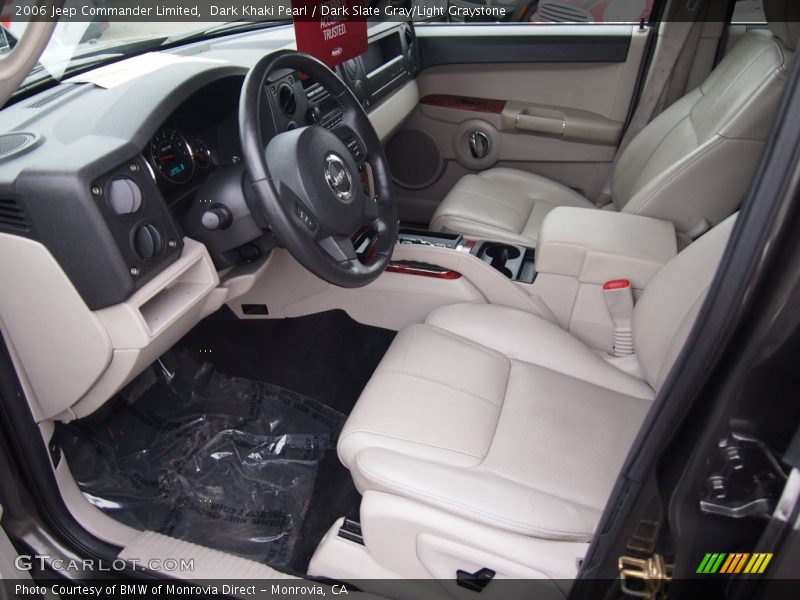 Dark Khaki Pearl / Dark Slate Gray/Light Graystone 2006 Jeep Commander Limited