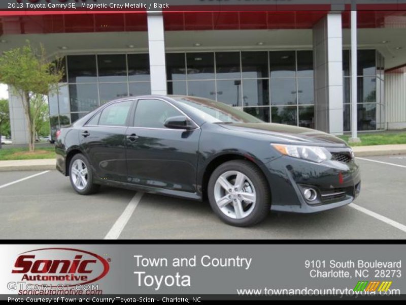 Magnetic Gray Metallic / Black 2013 Toyota Camry SE