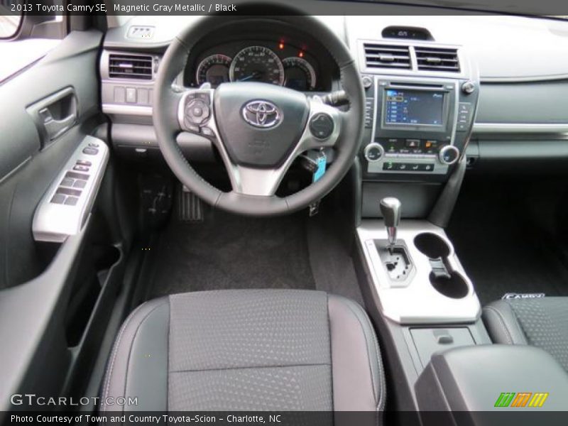 Magnetic Gray Metallic / Black 2013 Toyota Camry SE