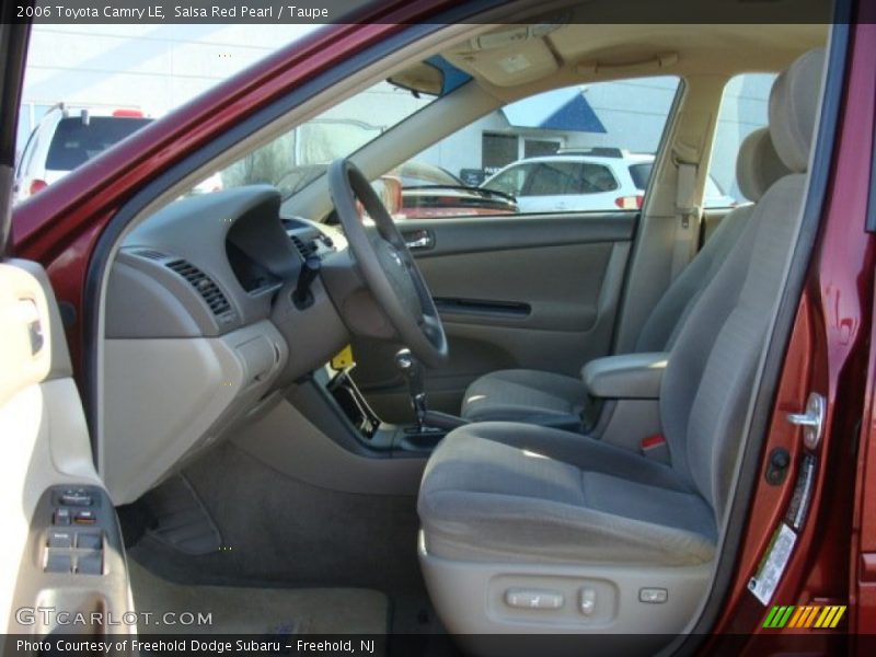 Salsa Red Pearl / Taupe 2006 Toyota Camry LE