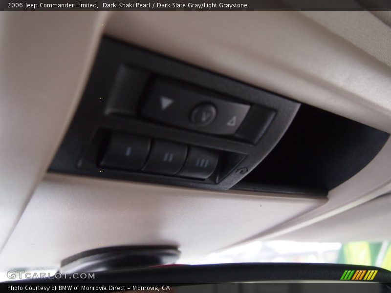 Dark Khaki Pearl / Dark Slate Gray/Light Graystone 2006 Jeep Commander Limited