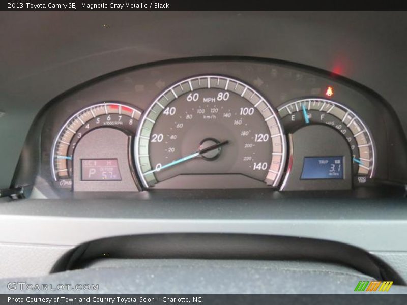 Magnetic Gray Metallic / Black 2013 Toyota Camry SE