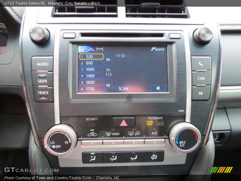 Magnetic Gray Metallic / Black 2013 Toyota Camry SE