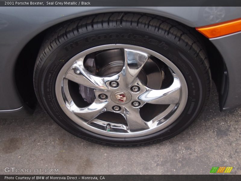 Seal Grey Metallic / Black 2001 Porsche Boxster