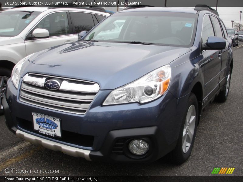 Twilight Blue Metallic / Off Black Leather 2013 Subaru Outback 3.6R Limited