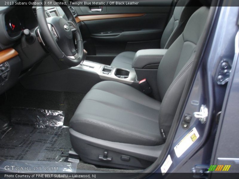 Twilight Blue Metallic / Off Black Leather 2013 Subaru Outback 3.6R Limited